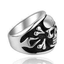 punk style stainless steel rings skull army anel feminino charm MAYAR 19 ELY