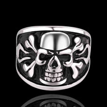 punk style stainless steel rings skull army anel feminino charm MAYAR 19 ELY