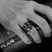 punk style stainless steel rings skull army anel feminino charm MAYAR 19 ELY