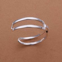 silver bangles women bracelet Factory SMTB182 ELY