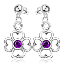 silver earing Flower drop oorbellen prices in euros 395 ELY