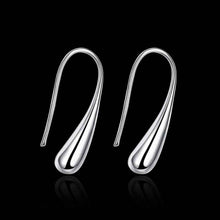 silver earrings Water drop pendientes jewelry 4 ELY