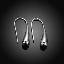 silver earrings Water drop pendientes jewelry 4 ELY