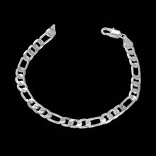 silver plated 6M flat three a men bracelet prices in euros219 ELY