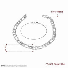 silver plated 6M flat three a men bracelet prices in euros219 ELY