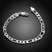 silver plated 6M flat three a men bracelet prices in euros219 ELY