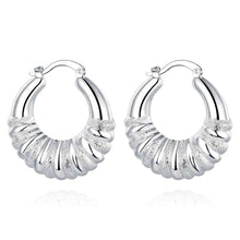 silver plated earrings Coil clip brincos de festa fine jewelry 7 4 ELY
