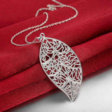 silver plated necklaces & pendants Leaf choker men jewelry ELY