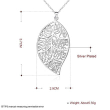 silver plated necklaces & pendants Leaf choker men jewelry ELY