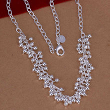 silver plated necklaces & pendants Sand Light Grape colar jewelry121 ELY