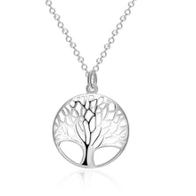 silver plated necklaces & pendants The tree of life colares Elegant 8 2 ELY