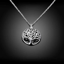 silver plated necklaces & pendants The tree of life colares Elegant 8 2 ELY