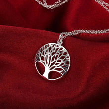 silver plated necklaces & pendants The tree of life colares Elegant 8 2 ELY