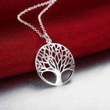 silver plated necklaces & pendants The tree of life colares Elegant 8 2 ELY