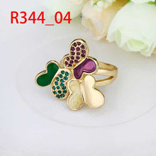 18K Gold Plating wedding ring Three Butterfly ring men Costume Jewellery217 ELY