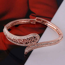 18K Gold Plated bangles Drop buckle women pulseras Elegant HBZ 14 ELY