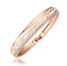 18K Gold Plated friendship bangle Irregular orbit women pulseras jewerly accessories HBZ 3 ELY