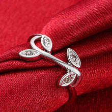 18k gold plated wedding ring Leaves sprout ring men sport ELY