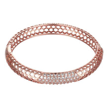 Austrian Crystal Hollow polygonal lines men bracelet jewelry display ELY