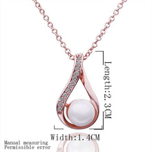 Austrian Crystal necklace men pink round pear collares joyas ELY