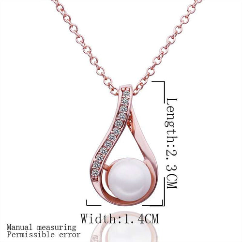 Austrian Crystal necklace men pink round pear collares joyas ELY