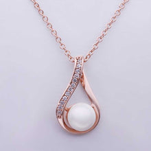 Austrian Crystal necklace men pink round pear collares joyas ELY