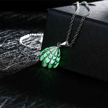Glow in the Dark collar necklace Hollow fan collares populares jewerly accessories LUYN 6 ELY