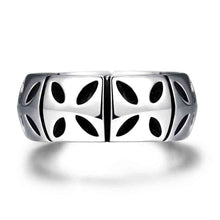 Maya stainless steel wedding ring Engraved texture anel feminino Elegant117 ELY