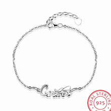 Pure 925 Sterling Silver bracelets & bangles Moon Star brazaletes pulseras mujer Hand Madeball HBH 72 ELY