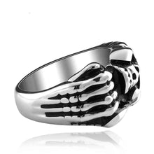 colar masculino stainless steel wedding rings skull Terror Laden ring men men jewelry MAYAR 6 ELY