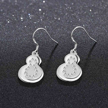 silver earings Gourd drop brinco Jewelry European Style 638 ELY