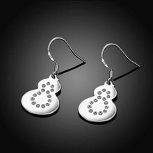 silver earings Gourd drop brinco Jewelry European Style 638 ELY