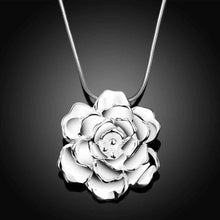 silver necklace Rose maxi necklace collier plastron 773 ELY