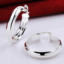 silver plated earrings circle heart hoop cuff bone ELY