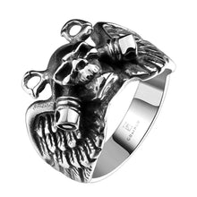 stainless steel wedding rings ghosts aliancas Jewelry European Style MAYAR 81 ELY
