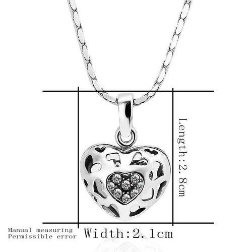 18K Gold Plating choker necklace crystal in heart big necklace margarida ELY