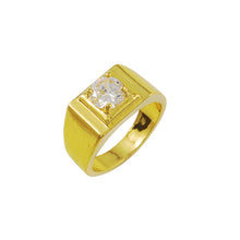 18K Gold Plated rings wide white aneis love YHDR 22 ELY