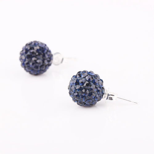 acessorios para mulher earings dark blue stud orecchini Costume Jewellery ELY