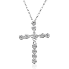 silver plated necklace men cross collier plastron accessories ELY