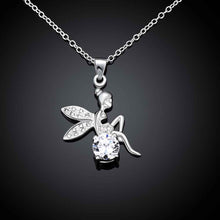 silver-plated necklaces & pendants Angel wings perfume women jewellery ELY