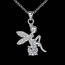 silver-plated necklaces & pendants Angel wings perfume women jewellery ELY
