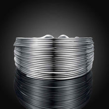 silver plated rings Multi-line anillos bijoux 18 ELY