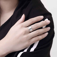 silver plated rings Multi-line anillos bijoux 18 ELY