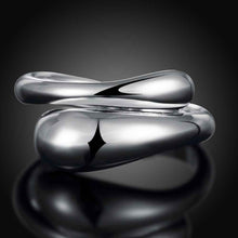 silver plated rings for men Dual Round ring men charms 12 ELY