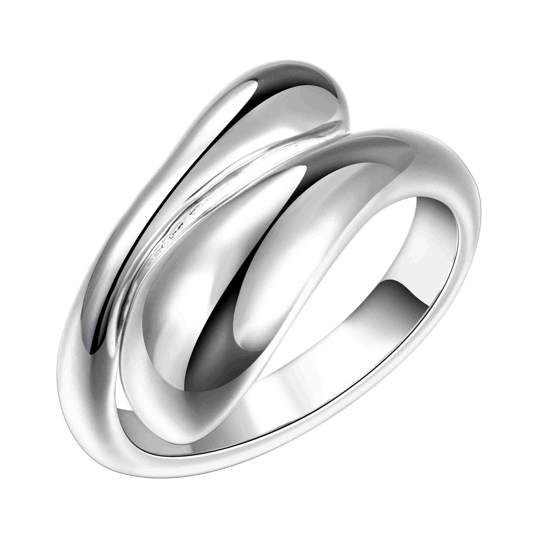 silver plated rings for men Dual Round ring men charms 12 ELY