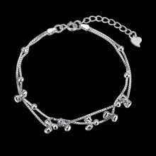 925 silver pulseras bow bracelete bone STVH 55 ELY