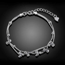 925 silver pulseras bow bracelete bone STVH 55 ELY