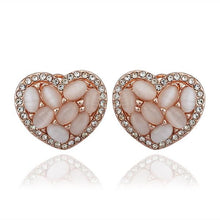 Austrian Crystal earing Water drop flower stud ear cuff diy 113 ELY