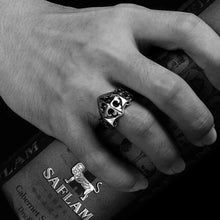 Maya stainless steel rings Mysterious cross aliancas prices in euros MAYAR 18 ELY