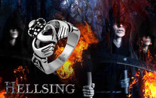 colar masculino stainless steel wedding rings skull heart anel feminino bone MAYAR 14 ELY